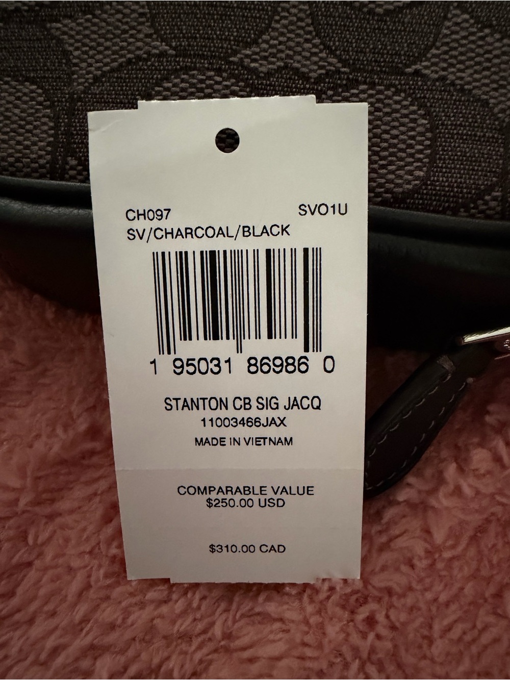 Coach Signature Stanton Crossbody Bag - Picture 5 of 7